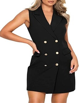 Blazer black buttons