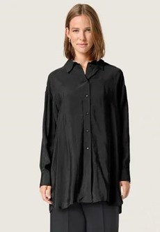 Black buttoned blouse