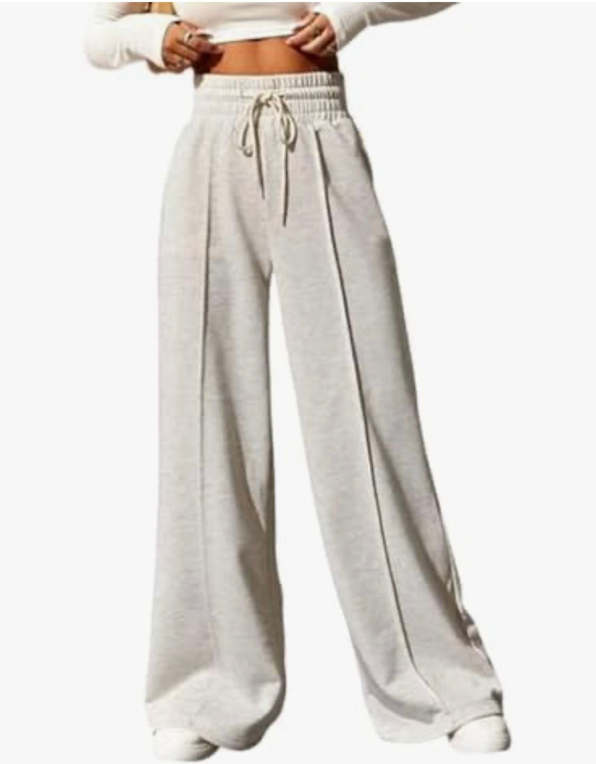 High waste pant material milton