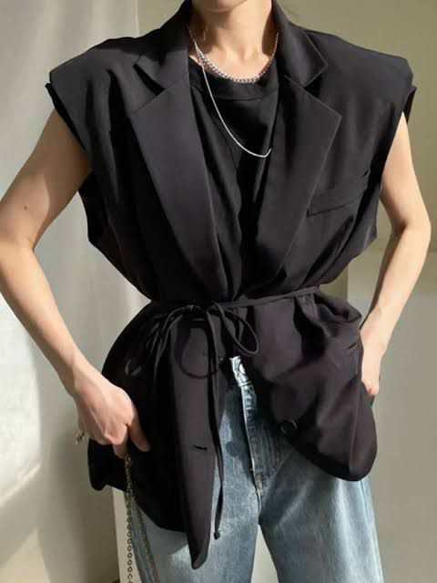 Gabardine women's vest